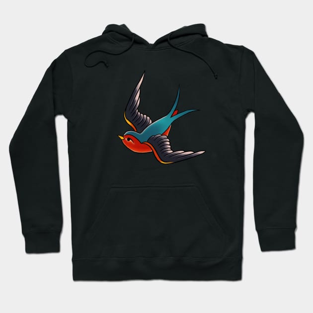 swallow Hoodie by melivillosa